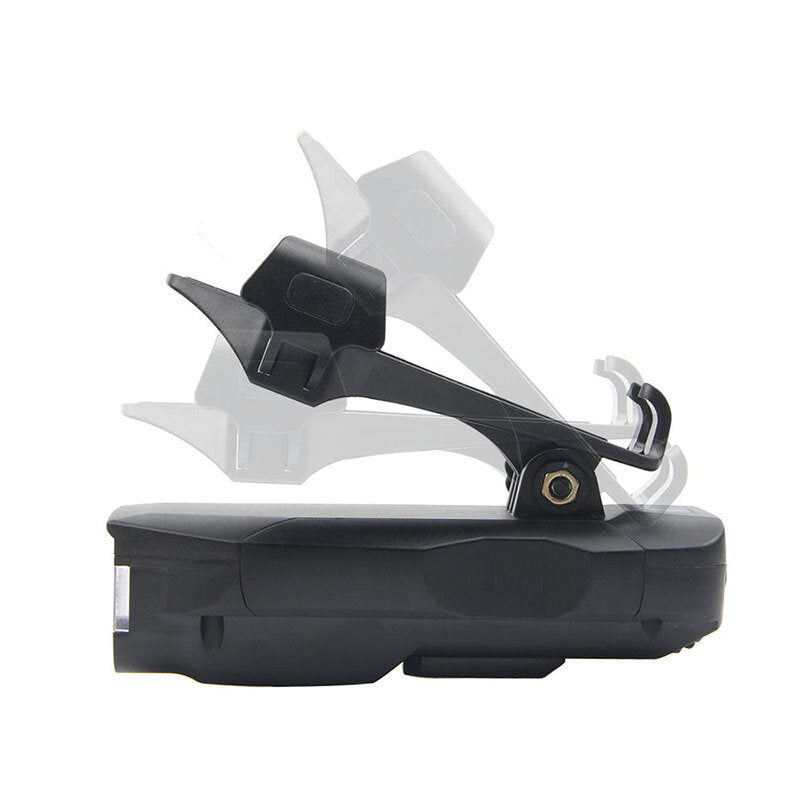 4-in-1 Bike Headlight T6 500lm 3 Modes Bike Front Lamp Power Bank Phone Hold 120dB Horn for 4-6.3inch Phone Cycling Bicycle