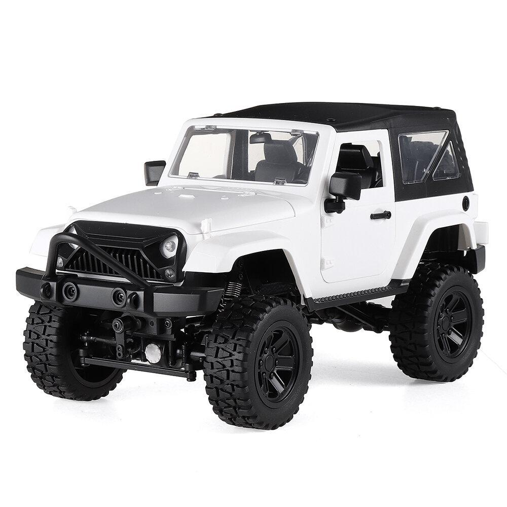 RC Car 2.4G 4WD Off-Road RC Vehicles with LED Light Climbing RC Truck RTR Model for Jeep