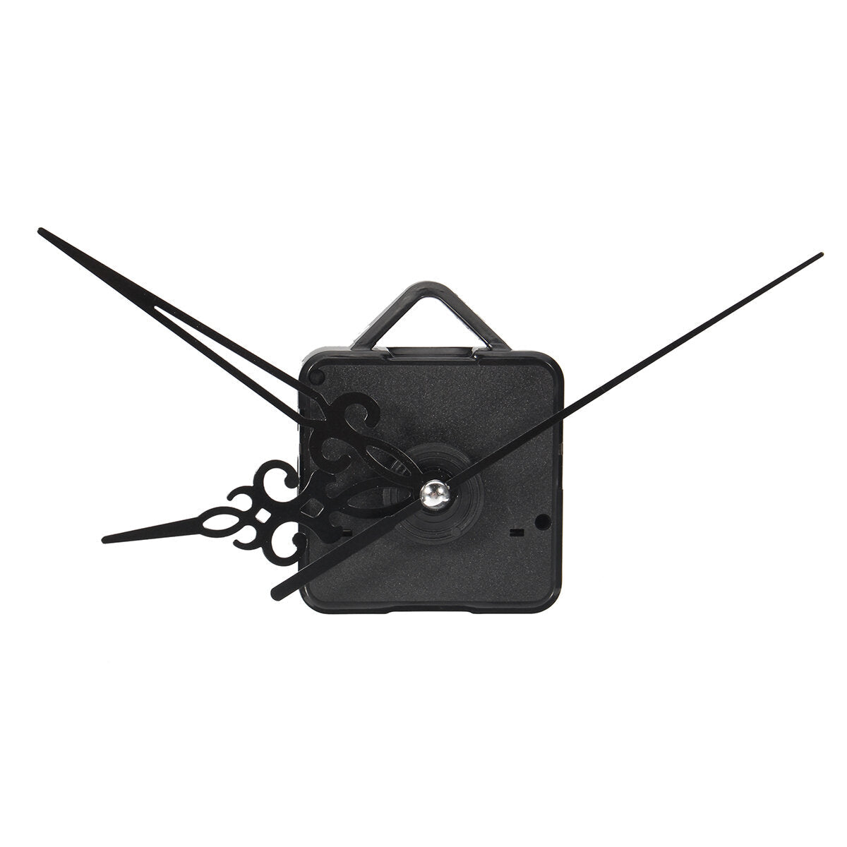 Black/Gold Iron Wall Clock Geometric Diamond Wall Clock without Battery