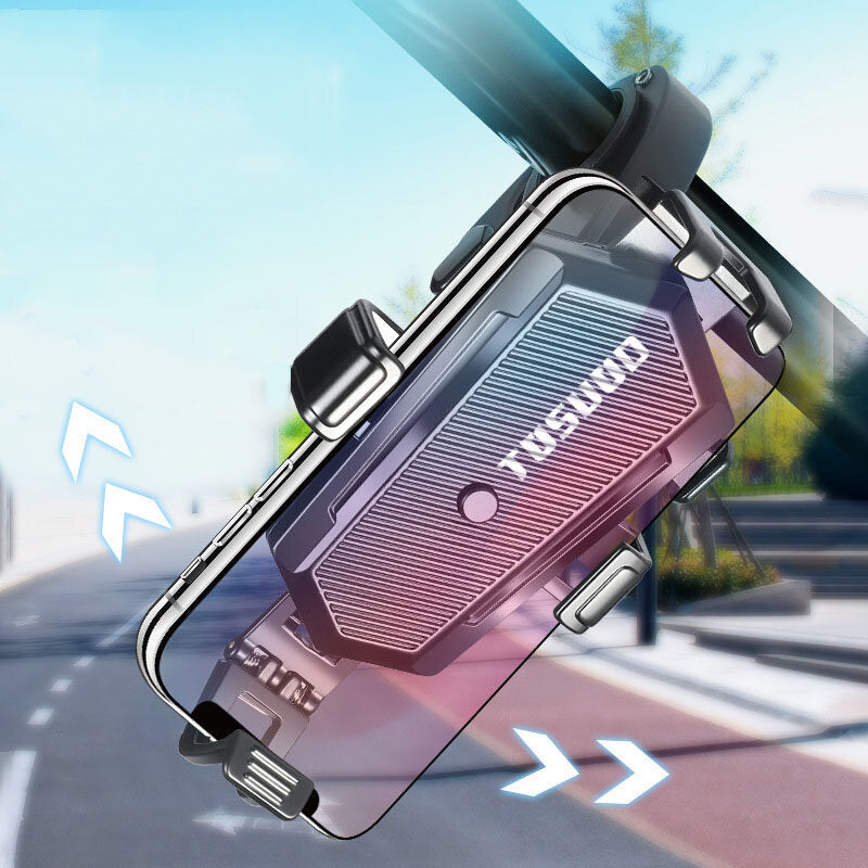 Bike Phone Holder Universal Motorcycle Bicycle Handlebar Stand Mount Bracket for 14-18cm Length Phone