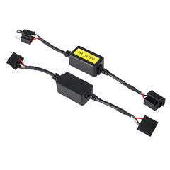 2Pcs LED Headlights Decoder Canbus Warning Cancellers for H4 Hi/Lo Beam HB2 Bulbs Decoding Dash Board Error Warning