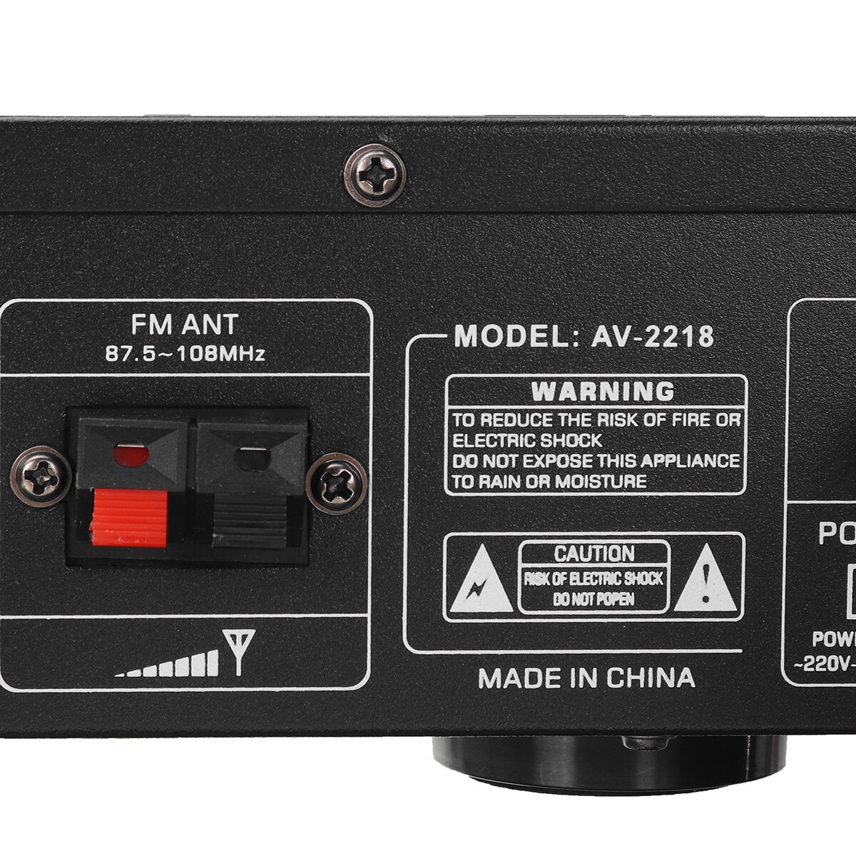 Audio Power Amplifier AC 110V 220V DC12V Bluetooth Karaoke Hi-Fi Home Theater for Car