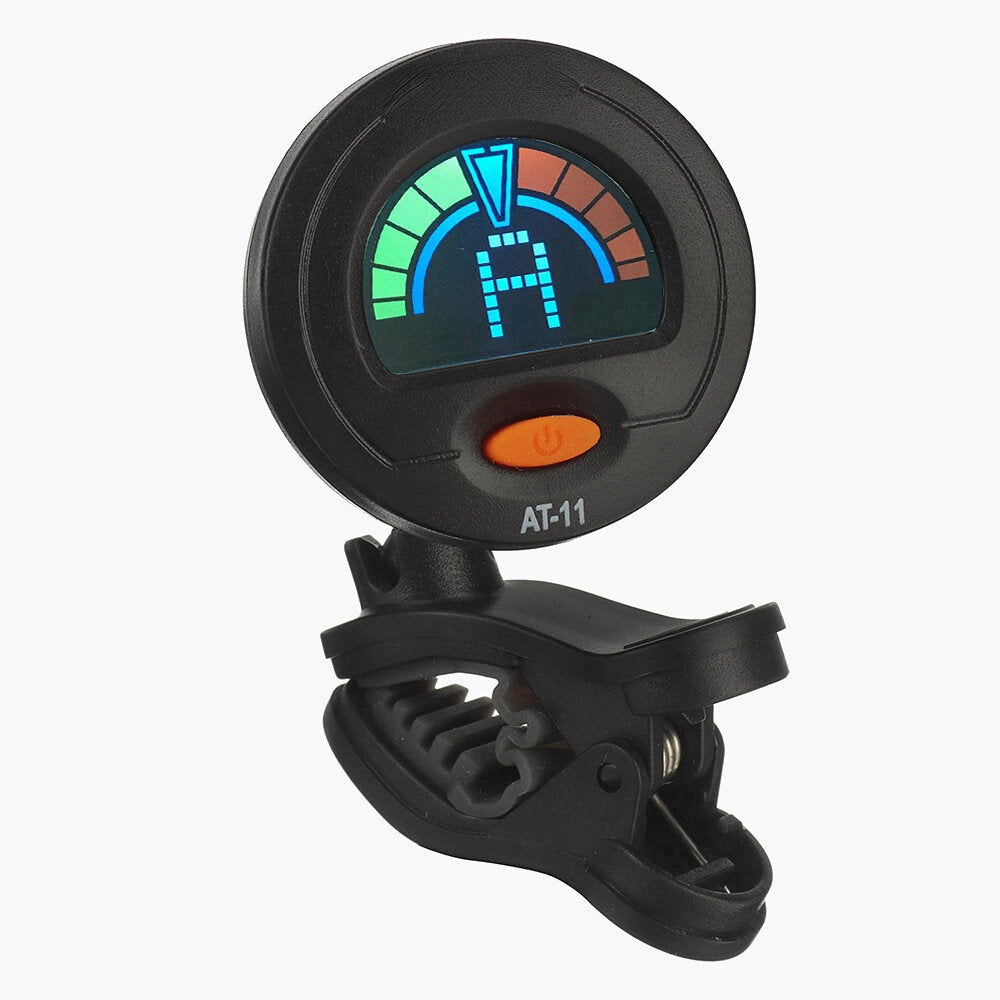 Clip-on Tuner Color Screen for Chromatic Guitar Bass Ukulele Violin