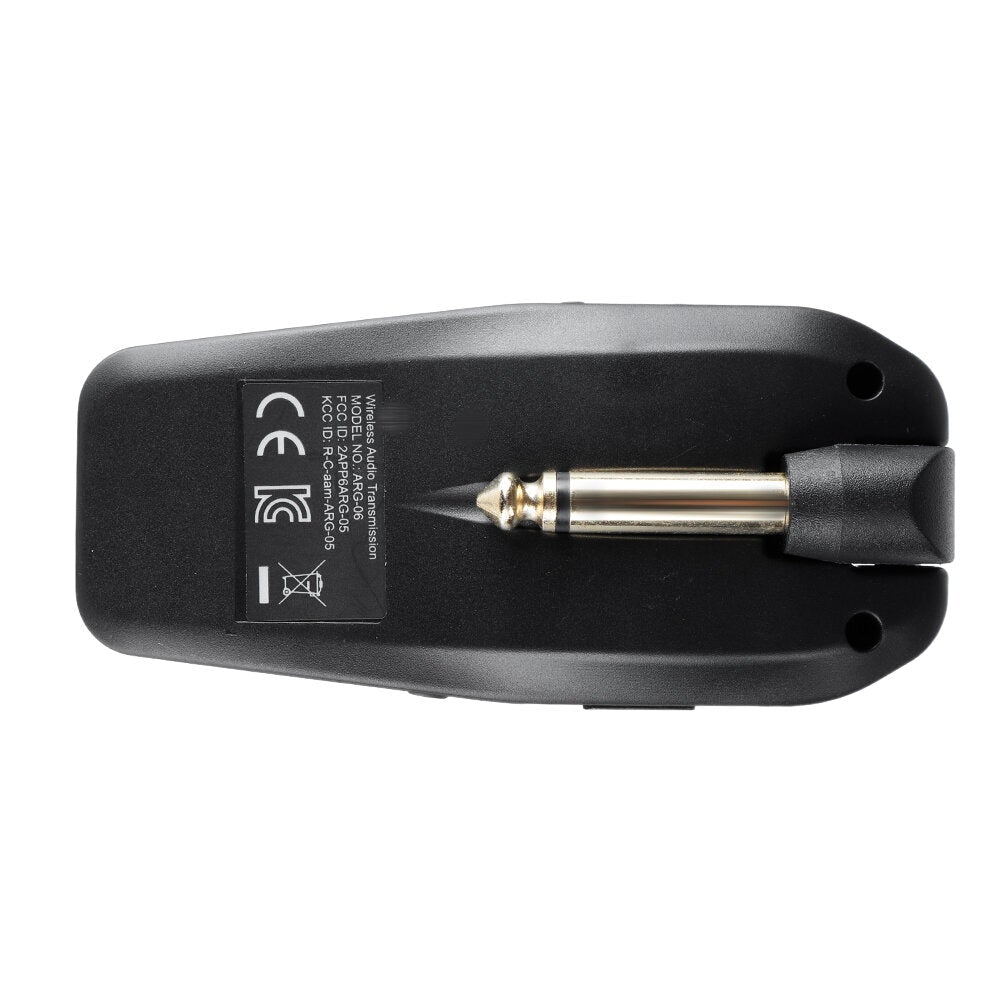 Guitar Wireless Transmission System(Transmisster & Receiver) 6.35mm Plug LCD Display 4 Channels Max. 35m Effective