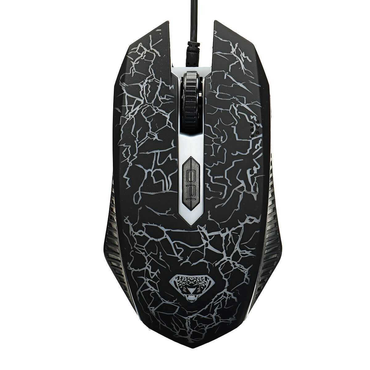 104 Keys Wired Keyboard & Mouse Set 4D RGB Backlight Gaming Keyboard 1600DPI Ergonomic Mouse