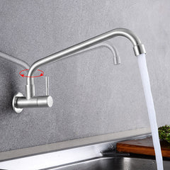 360 Rotation Single Cold Faucet 304 Stainless Steel Kitchen Sink