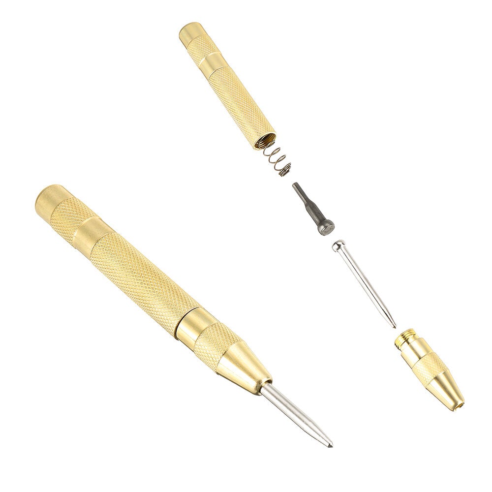 23pcs Chamfering Countersunk Drill Bit Set 5 Flute Chamfering Drill Wood Plug Cutter Automatic Center Punch Drill
