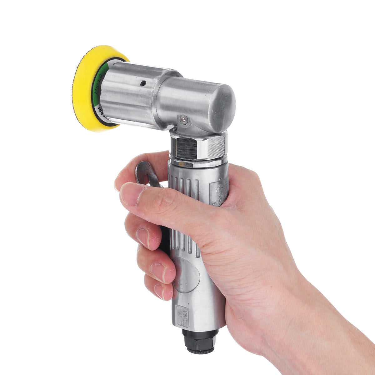 Mini 2 Inch Air Sander Polisher 90 Degree Angle Orbital Polishing Grinding Sanding Pad