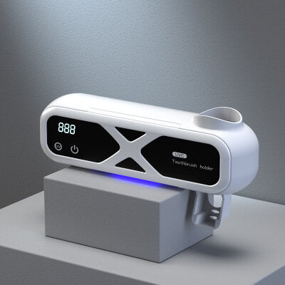 UV Smart Toothbrush Sterilizer USB Rechargeable Toothbrush Cleaner Automatic Toothpaste Squeezer