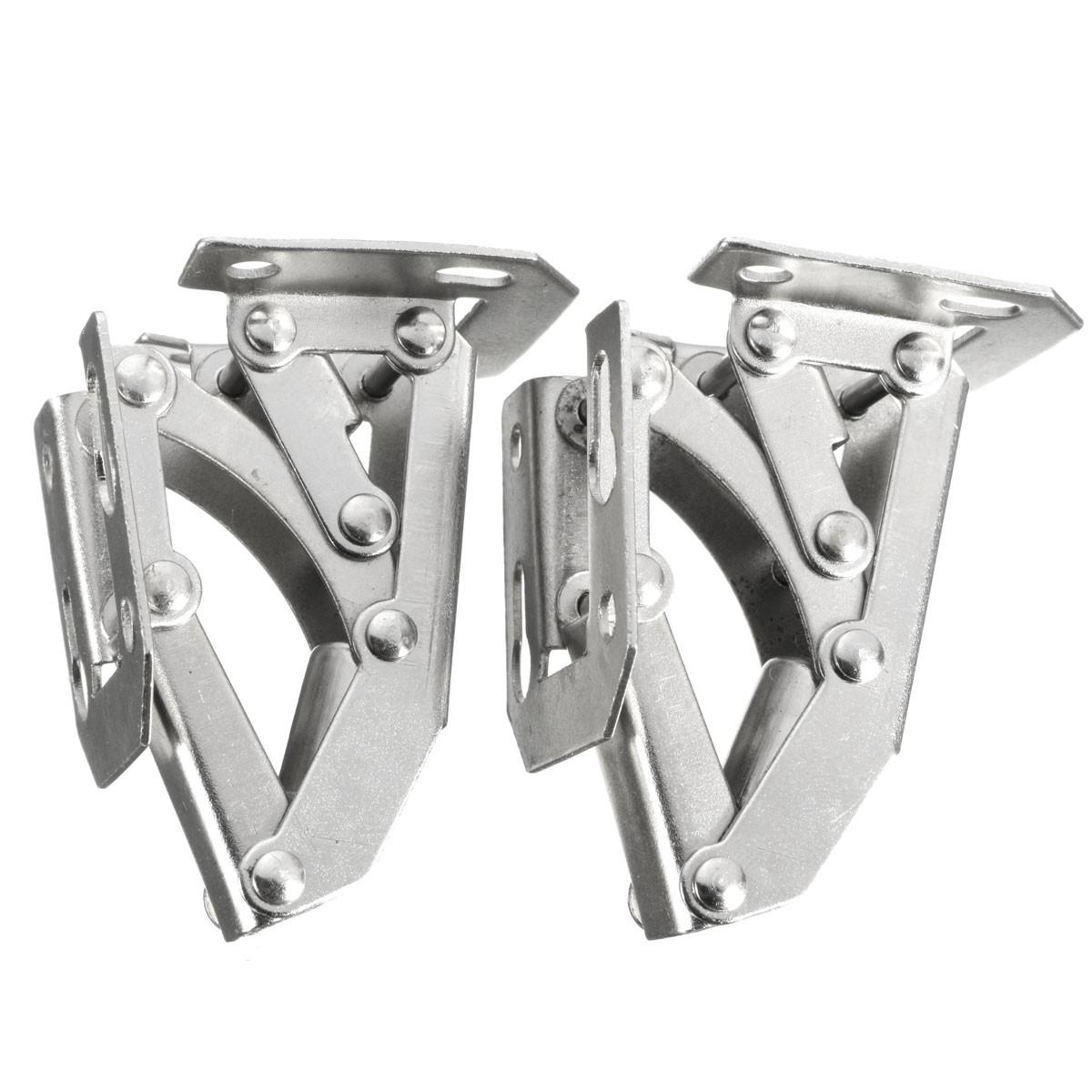 2pcs Cabinet Bridge Hinge Cupboard Door Hinge 90 Easy Mount Concealed Cabinet Kitchen Cupboard Sprung Door Drawer Hinges