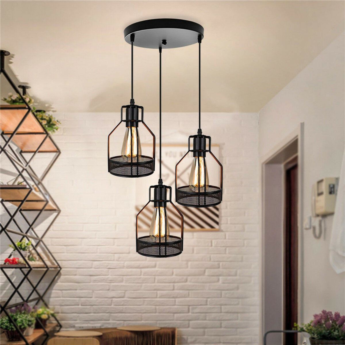 85-240V Modern Pendant Light Ceiling Lamp Hallway Bedroom Home Bar Fixture Decor Without Bulb
