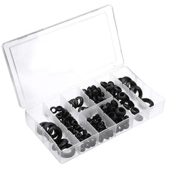 180Pcs Rubber O Ring Washer Grommets Ring Anti-slip Gasket Seal Assortment Set