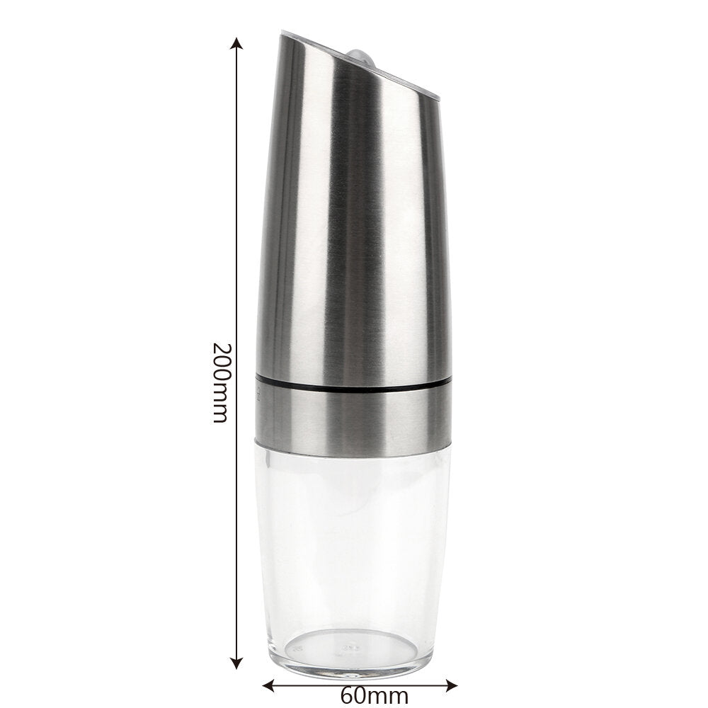 Automatic Electric Pepper Grinder Gravity Sensor LED Light Sesame Pepper Pepper Grinding Bottle