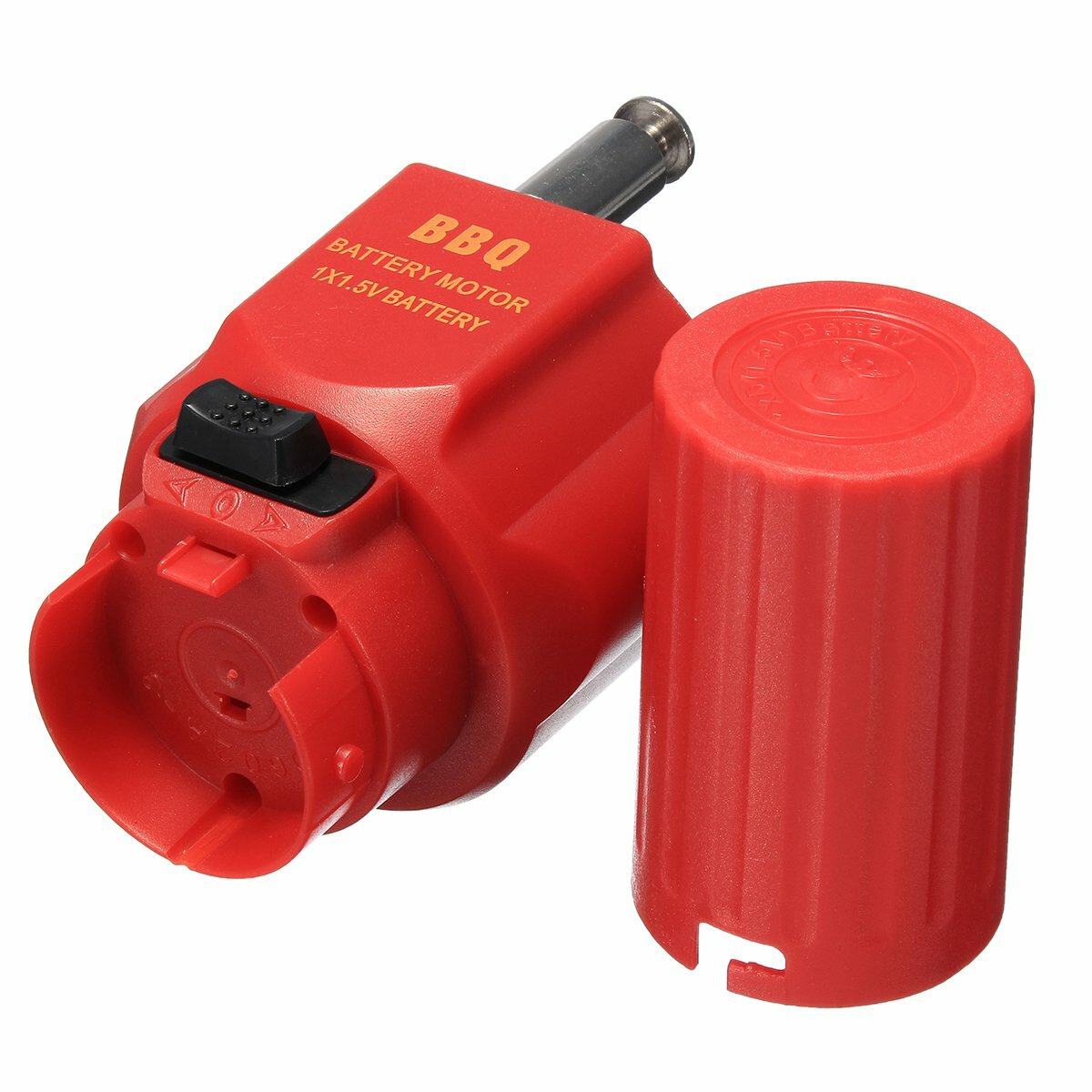 5V Oven Small Barbecue Motor BBQ Grill Red Bracket Rotator Rotisserie 135*70MM