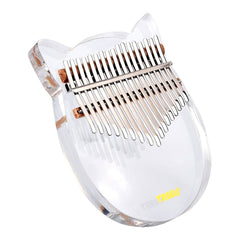 17 key Kalimba Acrylic Thumb Piano Keys Mbira Transparent Keyboard Instrument