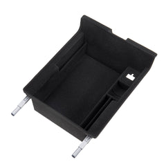Flocked Center Console Armrest Storage Box Organizer Tray with Spring Pushing For Tesla Model 3/Y 2021