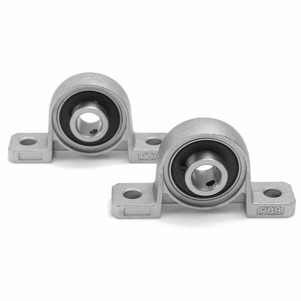 15pcs 200mm Optical Axis Guide Bearing Housings Aluminum Rail Shaft Support Screws Set CNC Parts