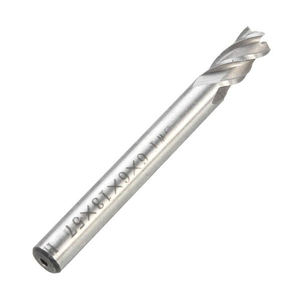 10pcs 2-10mm 4 Flute Milling Cutter HSS-Al End Mill CNC Tool