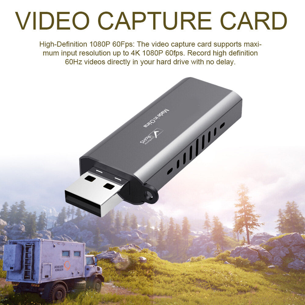 Video Capture Card 1080P HD Video Grabber HDMI-Compatible To USB 3.0 For Live Streaming Gaming Conference