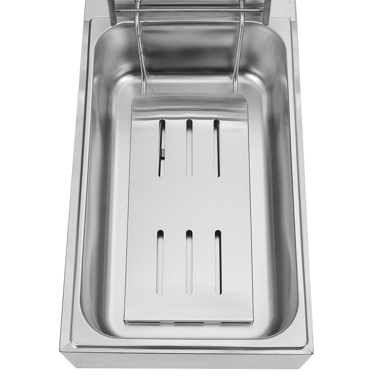Electric Countertop Deep Fryer Commercial Basket French Fry Restaurant 3000W 12L