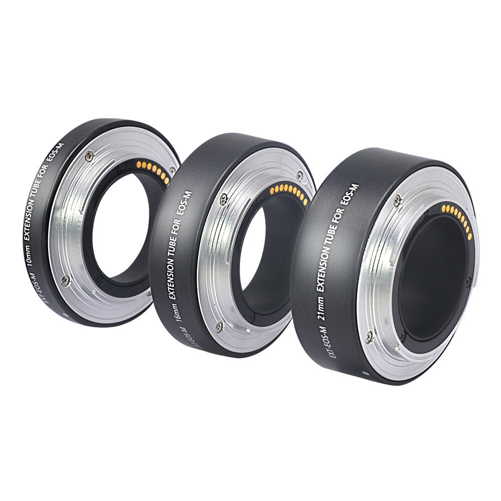 10mm 16mm 21mm Auto Focus Macro Extension Tube Ring for Canon EOS-M Monut EOS M M1 M6 M2 M3 M5 M50 M100 M200 Mirrorless Camera Lens Adapter Ring