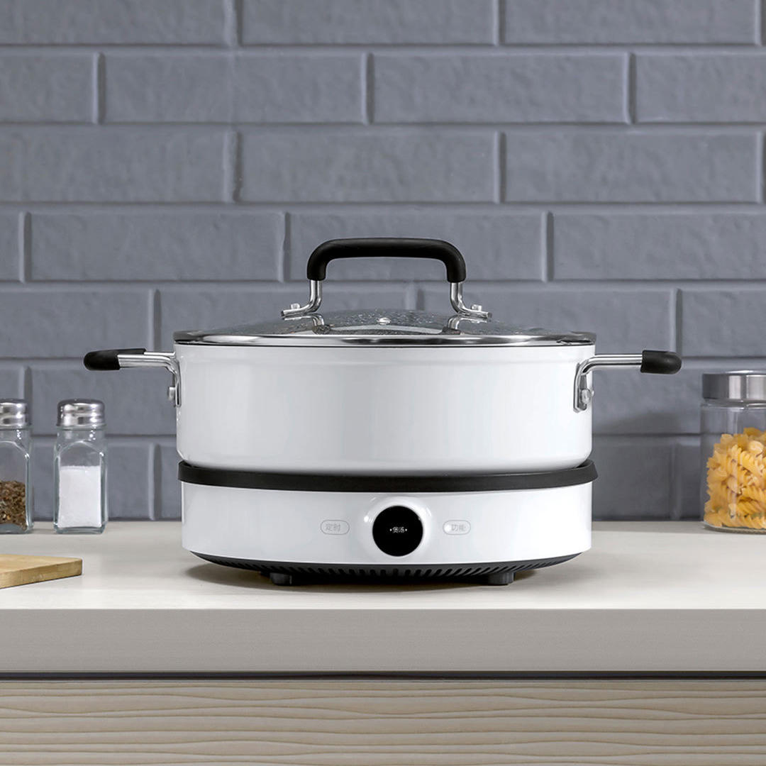 Non-stick Stockpot 4L Dishwasher Safe Aluminum Soup Pot For Induction Cooker