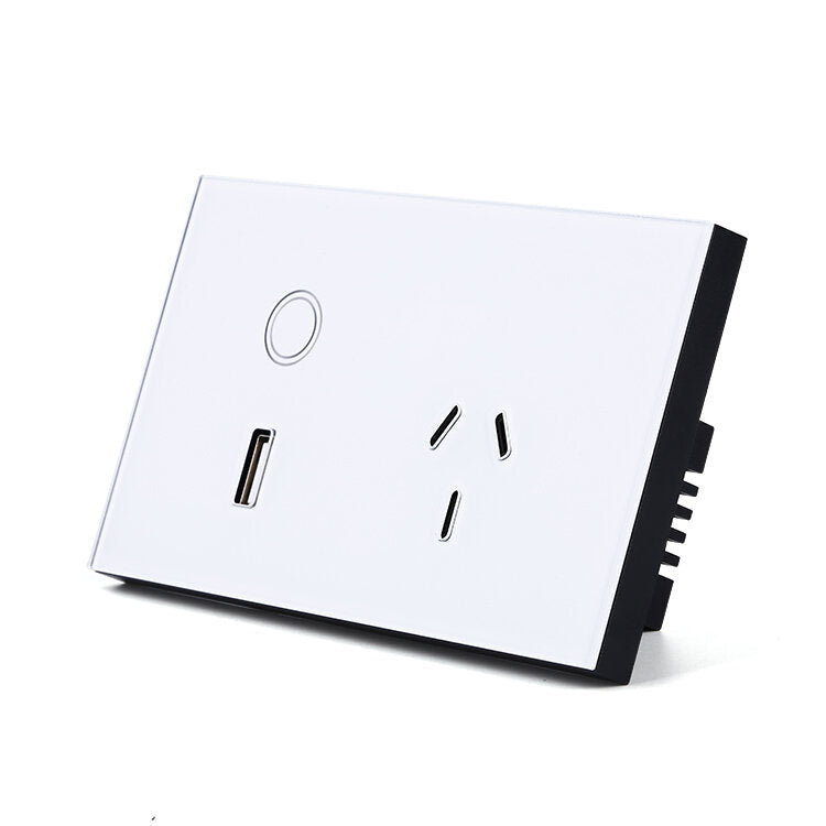 WiFi 2.4G 110V-240V US Standard Smart Switch Electrical Socket Wifi USB Wall Socket