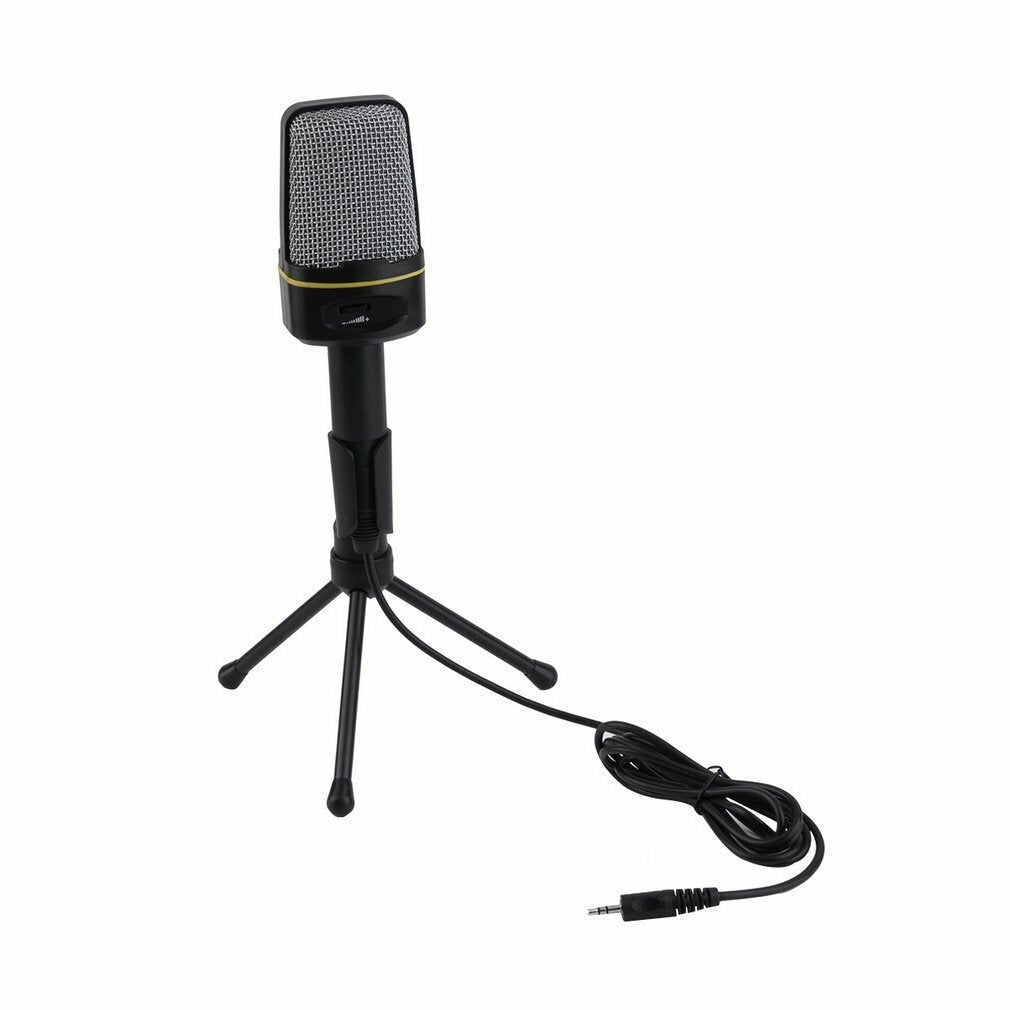 3.5mm Wired Studio Capacitive Professional Condenser Microphone for Computer Laptop