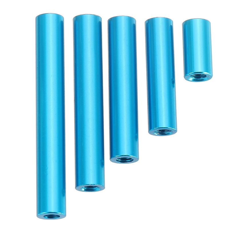 M3 Aluminum Alloy Standoff Studs 10-35mm Blue Round PCB Board Spacers Standoffs 10pcs