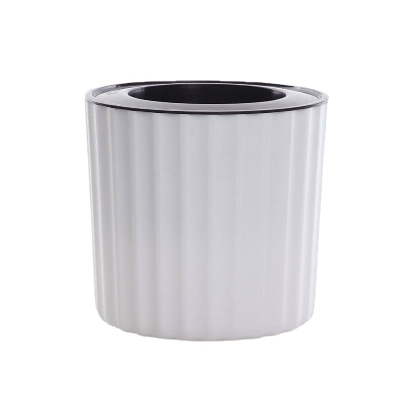 Automatic Water Absorption Creative Succulent Plant Hydroponic Potted Round Plastic Plastic Flower Pot
