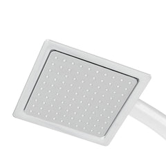 Shower Faucet System Rain Set With Hand Soap Holder Chrome