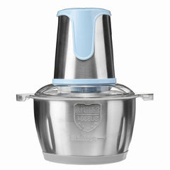 Blender Stainless Steel Meat Grinder Home Electric Chopper Food Mincing Machine 300W 2L