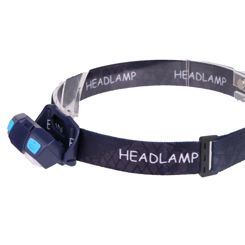 650LM XPE+2* LED 5 Modes Headlamp 950mAh Battery USB Interface Motion Sensor LED Headlamp
