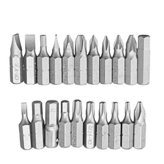 34pcs Screwdriver Bit Set Slotted Phillips Hex Torx Screwdriver Bits Nut Bit Holder