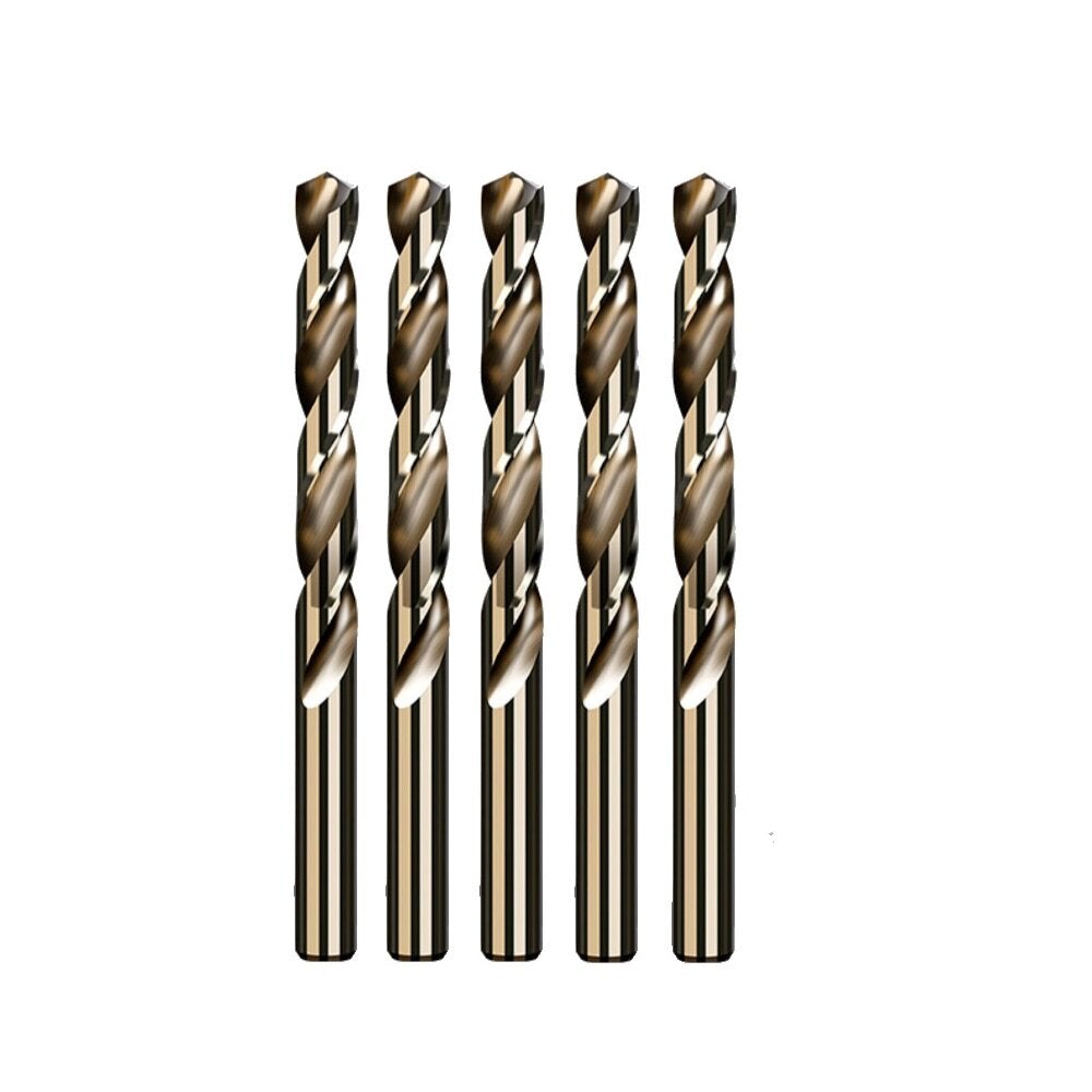 5Pcs 9/9.5/10mm Cobalt High Speed Steel Drill Bit For Stainless Woodworking M35 Twist Hole Cutter Metal Drilling
