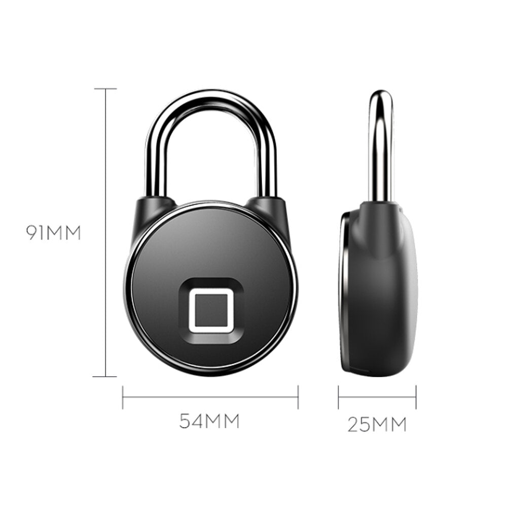 Smart Bluetooth Fingerprint Lock Anti-Theft IP66 Waterproof Support APP Control