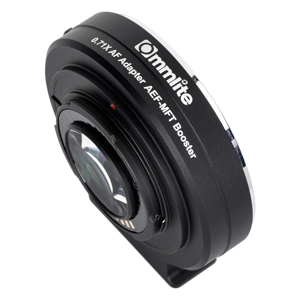 Booster 0.71X Focal Reducer Booster AF Lens Mount Adapter for Canon EF Lens to for Panasonic for Olympus M4/3 Camera