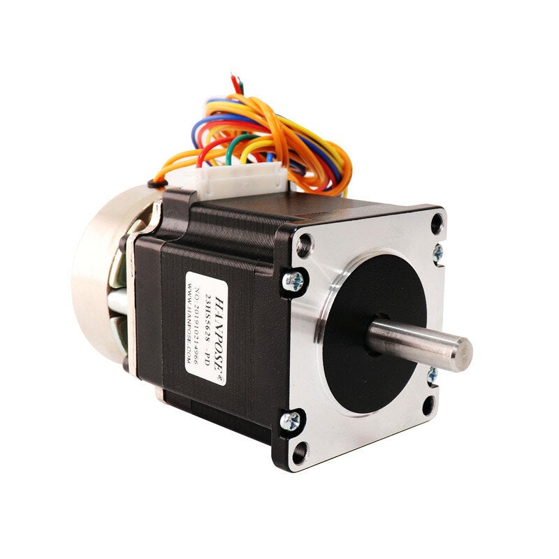 Stepper Motor Brake Integrated Two-phase Hybrids Adjustable Speed Motor Power-off Brake Self-locking Function