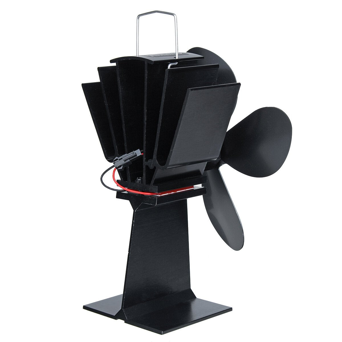 4 Blades Fireplace Fan Stove Fan Heated Fan Heat Powered Eco Fan