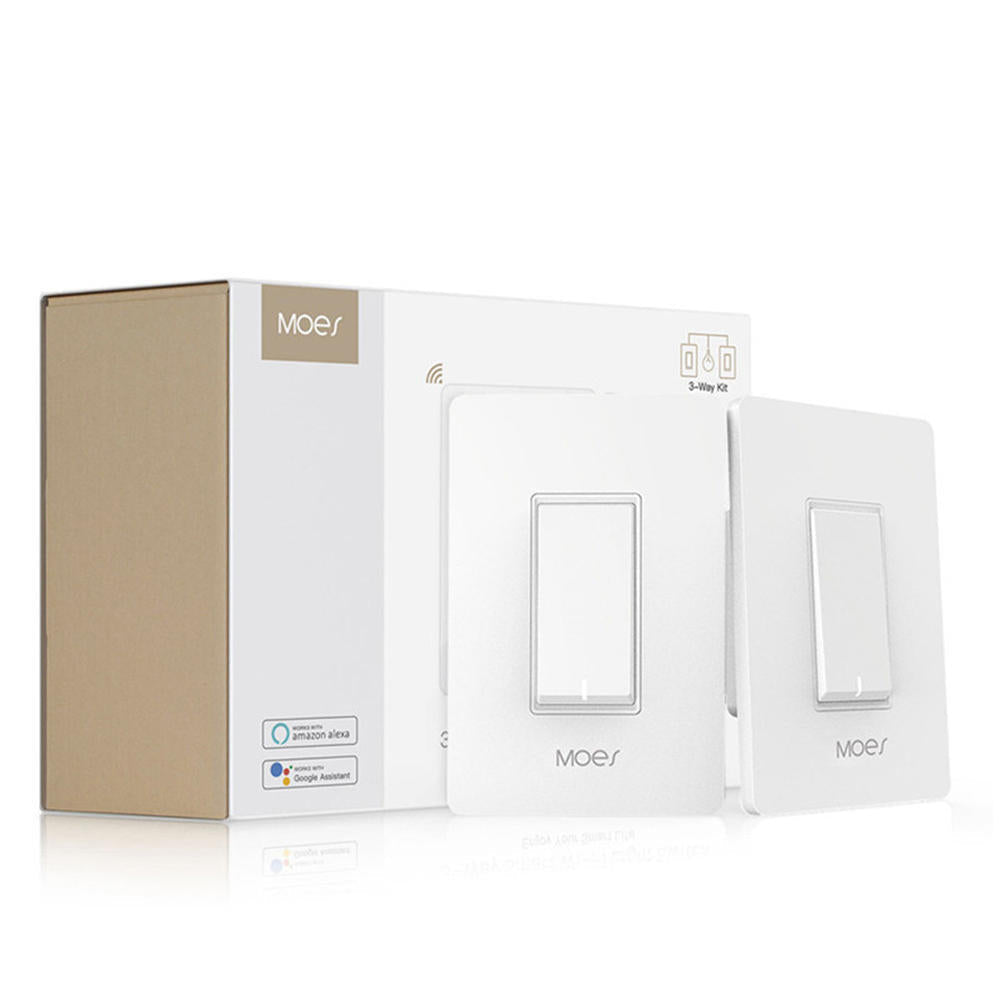WiFi Smart Light 3 Way Switch Light Fan Control APP Remote Control Works with Alexa And Google Home No Hub Required