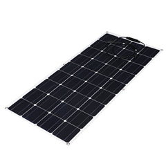 2 Pcs 100W 18V PET Solar Panel Kit Battery Charger Power Bank Camping Travel Generator