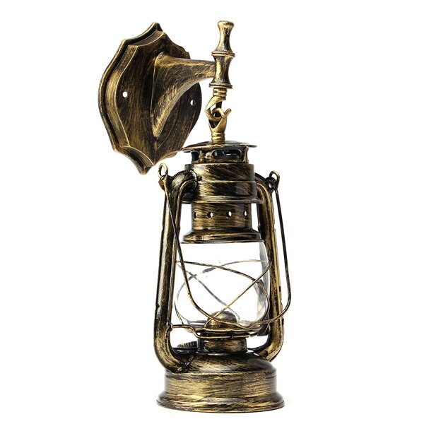 Antique Vintage Exterior Lantern Wall Lamp Bar Cafe Sconce Lighting Fixture