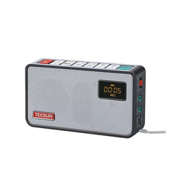 FM Mini-loudspeaker Digital Tuning Recorder MP3 Player Radio Speaker Support TF Card