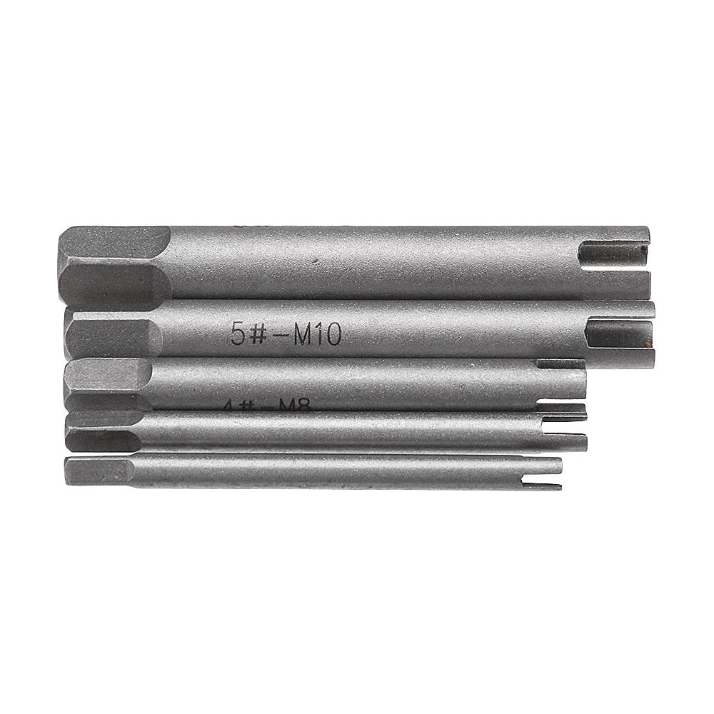 5pcs M5-M12 Damaged Tap Extractor Alloy Screw Tap Remover