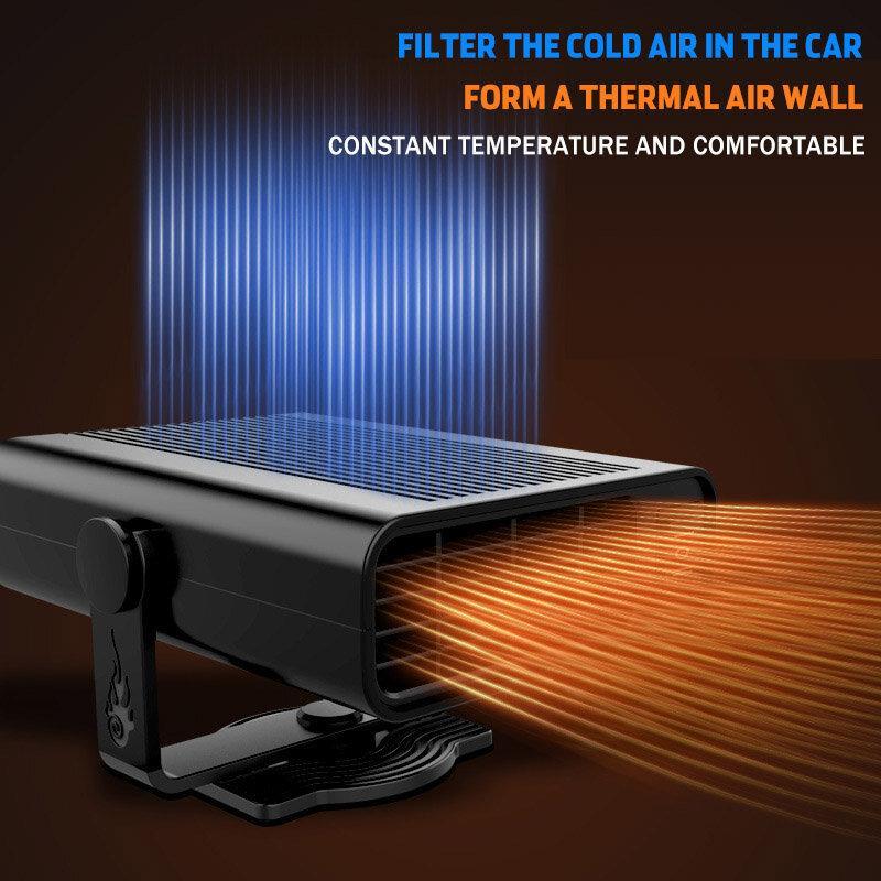 360 Electric Car Heater DC Heating Fan Defroster Demister Vehicle Fan