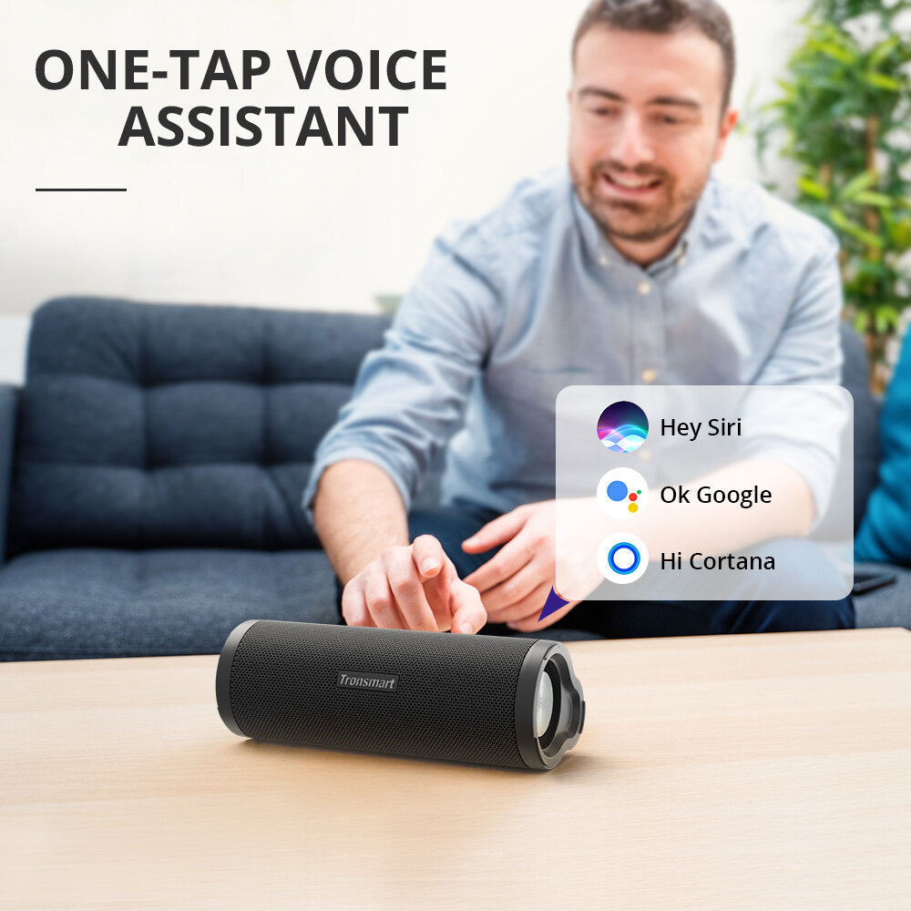 Bluetooth 5.0 30W Speaker NFC Stereo with QCC3021 Chip APP Control IPX7 Waterproof 15H Playtime