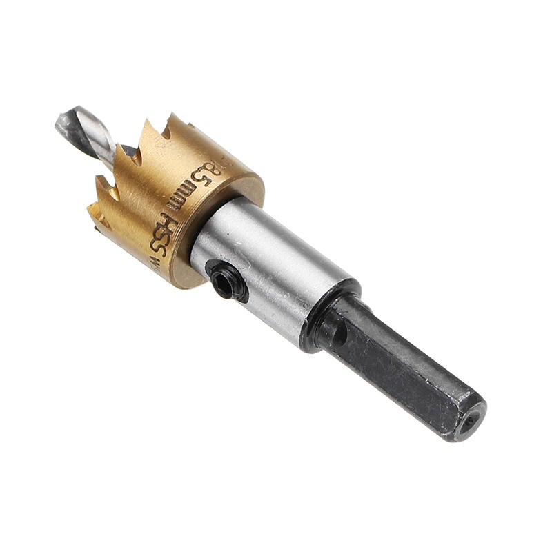 5pcs M35 Gold Coated Hole Sawtooth M35 Hole Saw Cutter Drill Bit Set 16/18.5/20/25mm