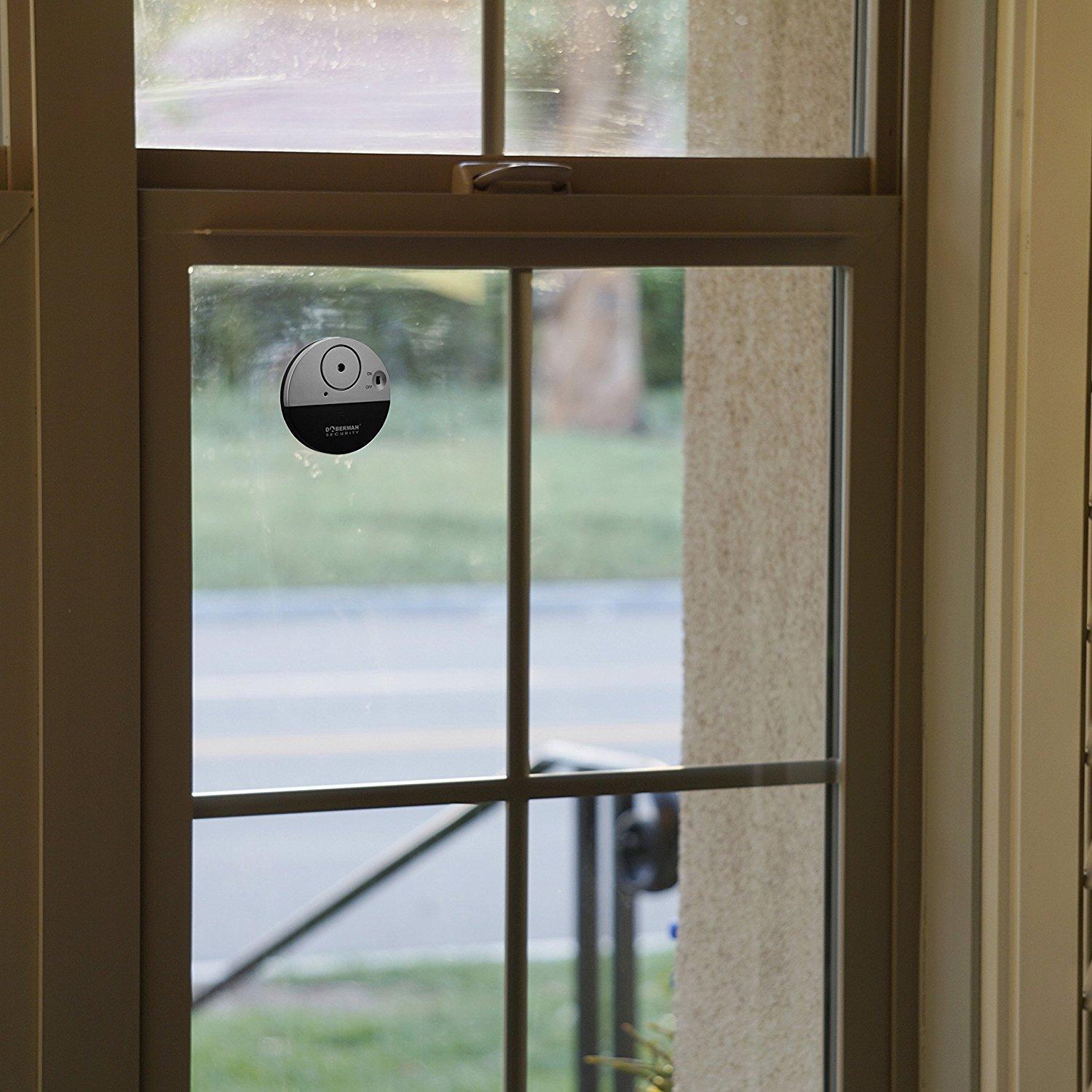 Electronic Wireless Vibration Sensor Home Security Door Window Alarm 100dB
