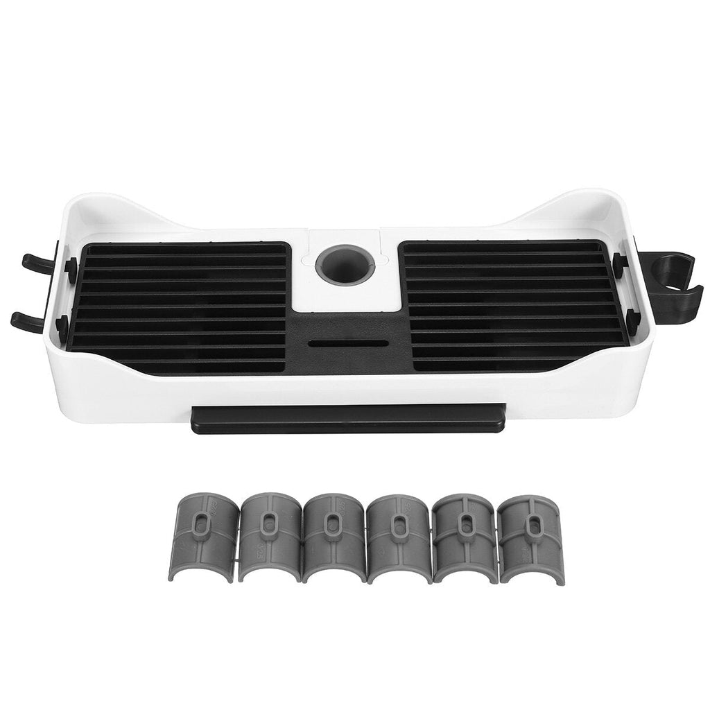 Bathroom Pole Shelf Shower Storage Caddy Rack Organiser Tray Holder