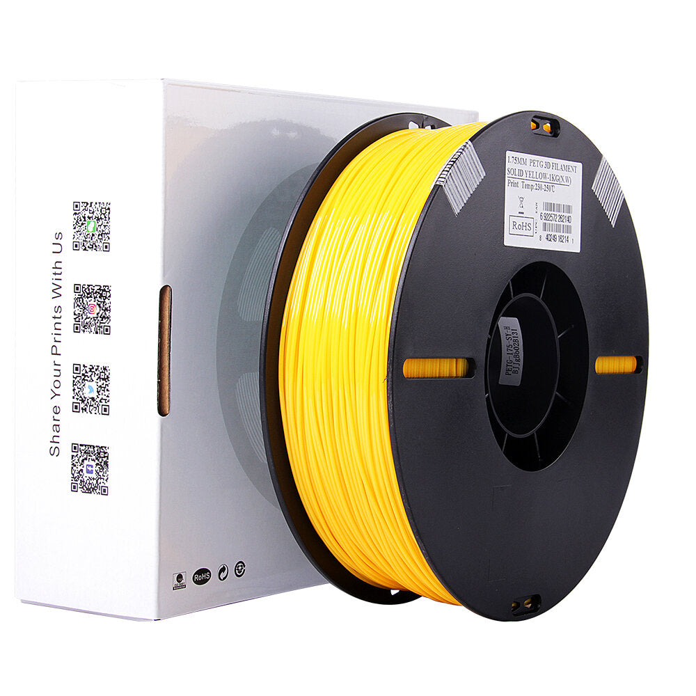 Filament 1KG 1.75mm Vacuumed Sealed Package Dimensional Accuracy +/- 0.05mm for 3D Printing Material